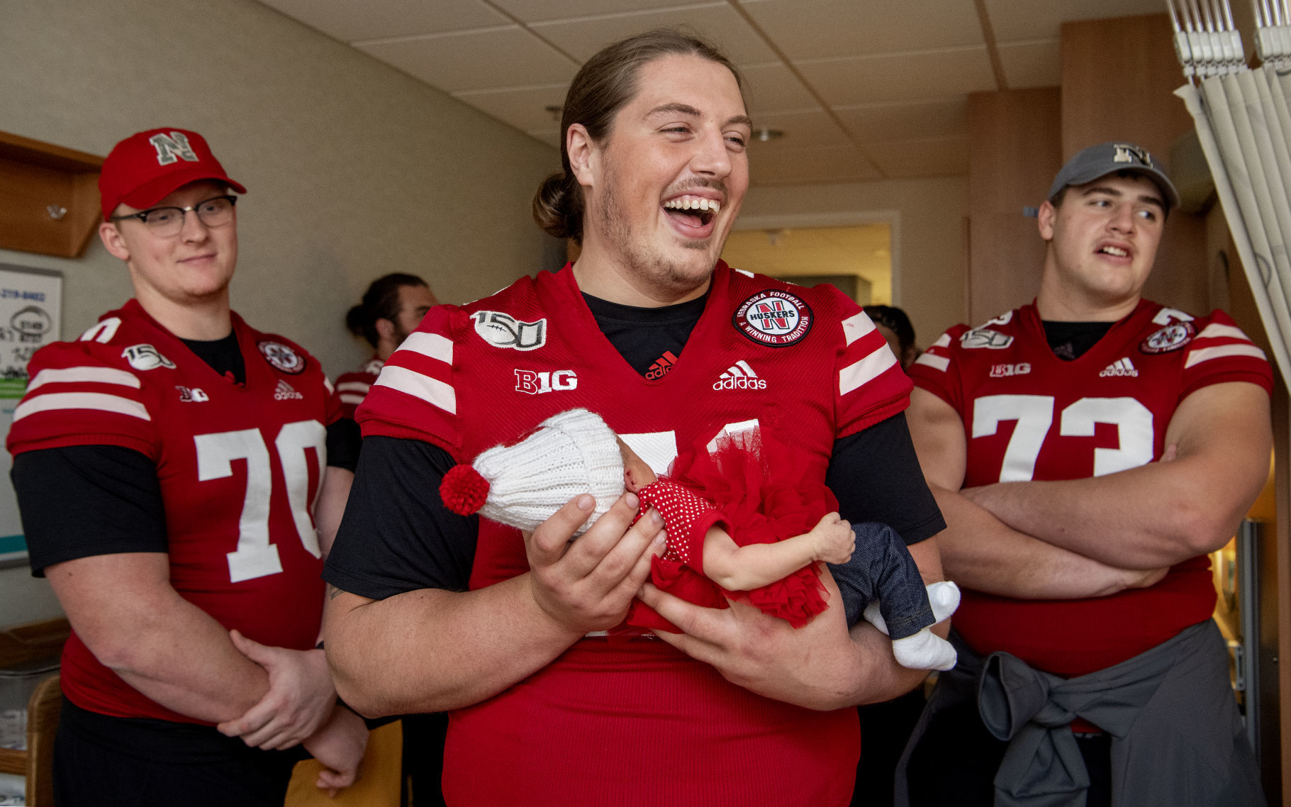 Huskers Visit CHI Health St. Elizabeth, 11.27